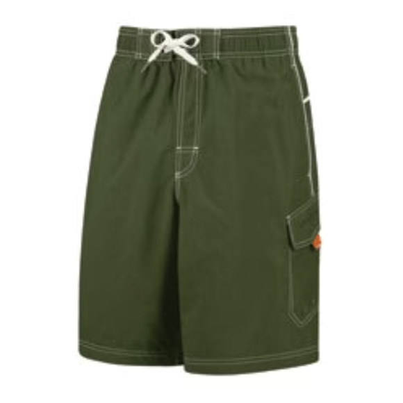 Speedo Other - Speedo Mens Size XL Swim Trunks Shorts Marina Volley Eco Green Speed Dry Cargo